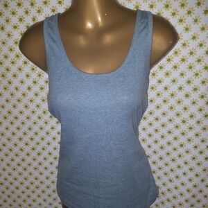 Light Green Universal Thread Ribbed Razorback Tank Top